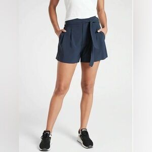 Athleta Navy Blue Skyline Short ll High Rise
